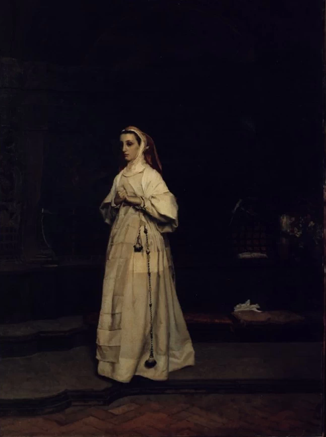 Edoardo Tofano-31-La monaca - Museo Civico di Castel Nuovo, Napoli